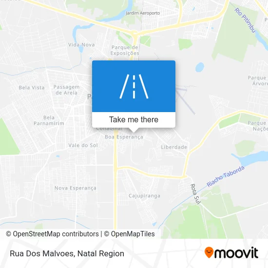Rua Dos Malvoes map