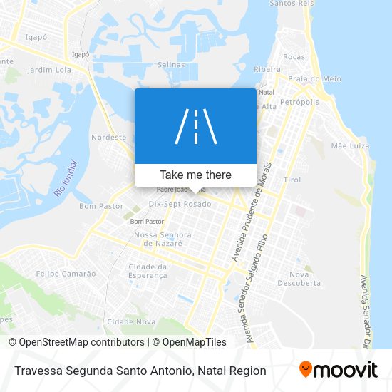 Travessa Segunda Santo Antonio map