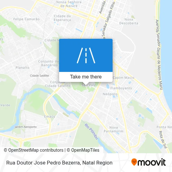 Rua Doutor Jose Pedro Bezerra map