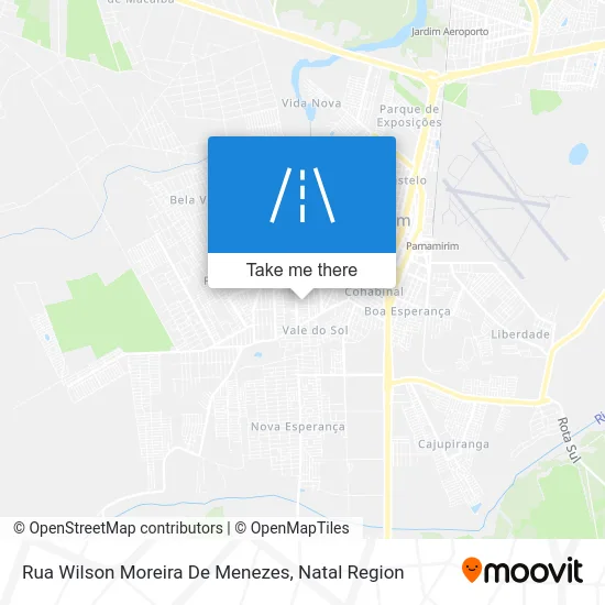Rua Wilson Moreira De Menezes map