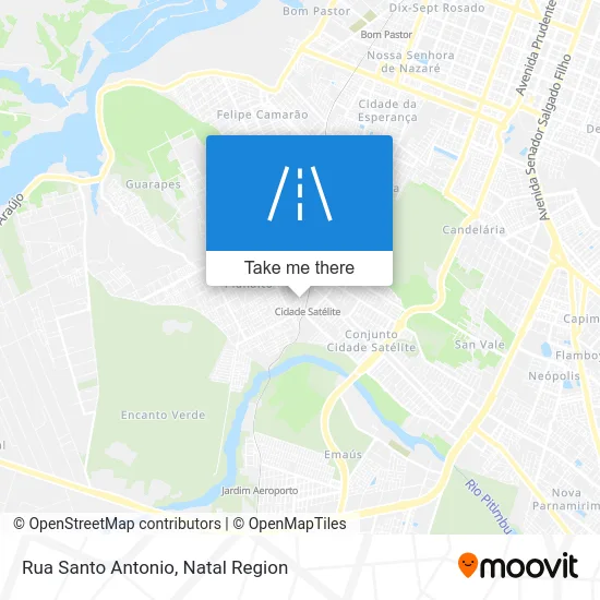 Rua Santo Antonio map