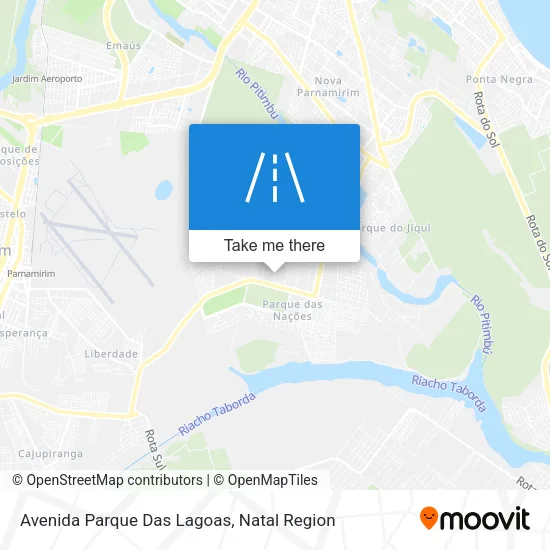 Avenida Parque Das Lagoas map