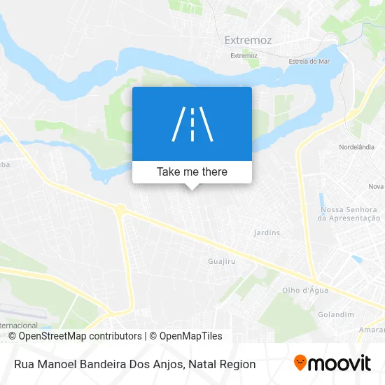 Rua Manoel Bandeira Dos Anjos map
