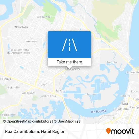 Rua Caramboleira map