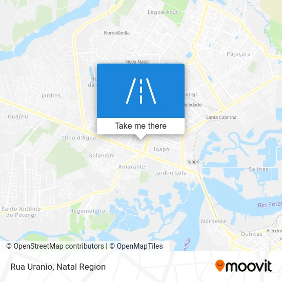 Rua Uranio map
