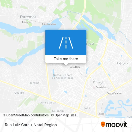 Rua Luiz Carau map