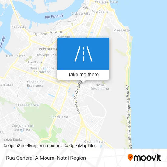 Rua General A Moura map