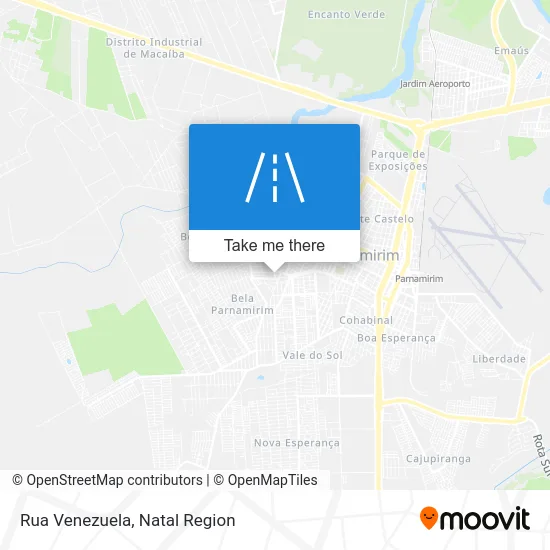 Rua Venezuela map