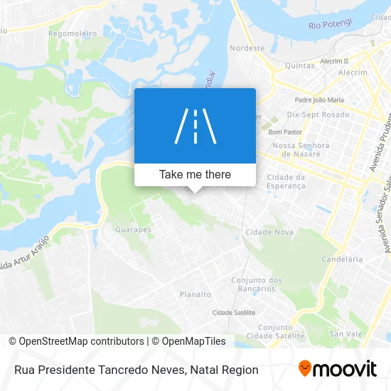 Rua Presidente Tancredo Neves map