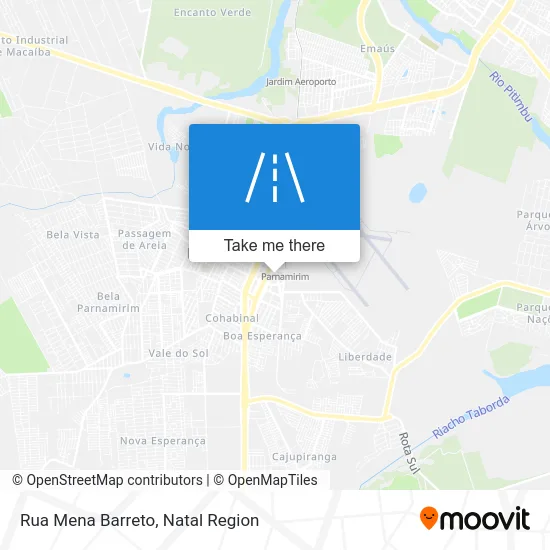 Rua Mena Barreto map