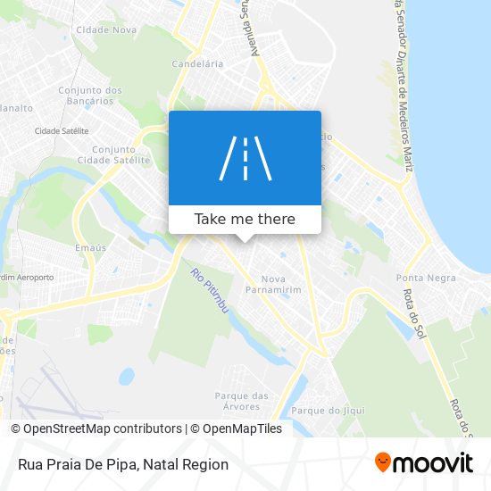 Mapa Rua Praia De Pipa