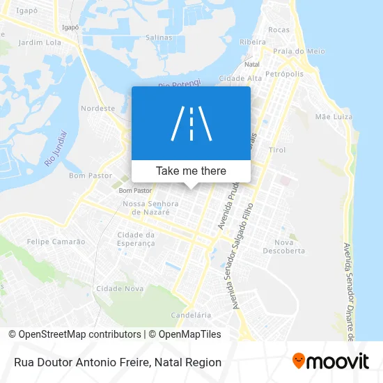Rua Doutor Antonio Freire map