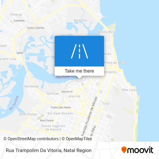 Rua Trampolim Da Vitoria map