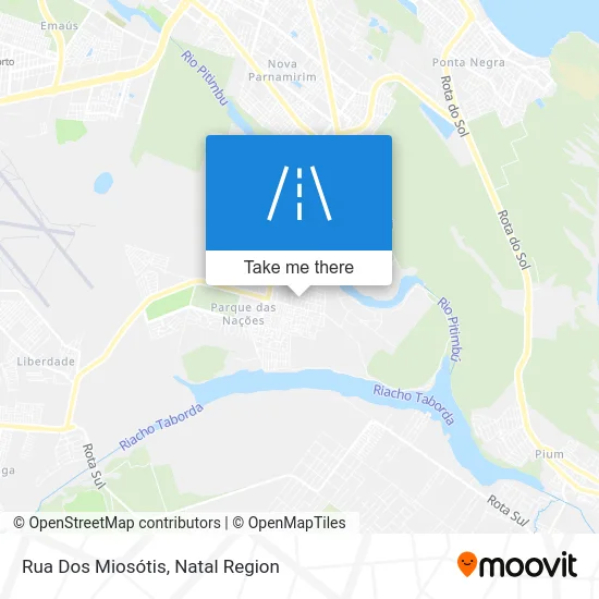 Rua Dos Miosótis map