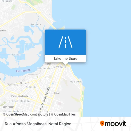 Rua Afonso Magalhaes map