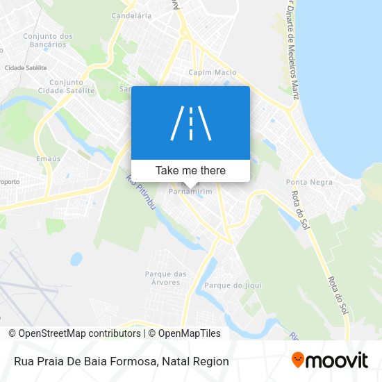 Rua Praia De Baia Formosa map