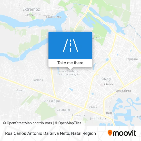 Rua Carlos Antonio Da Silva Neto map