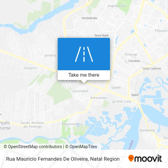Rua Mauricio Fernandes De Oliveira map