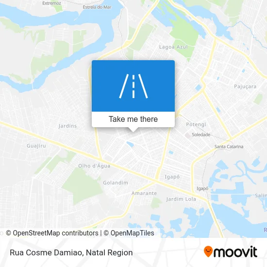Rua Cosme Damiao map