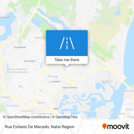 Rua Evilasio De Macedo map