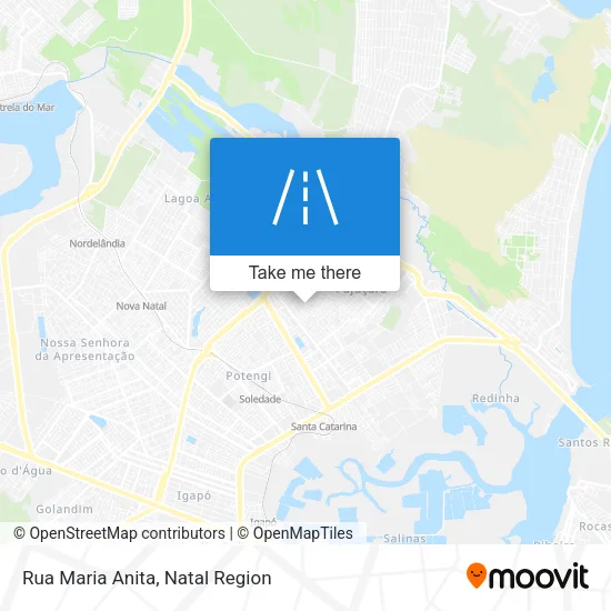 Rua Maria Anita map