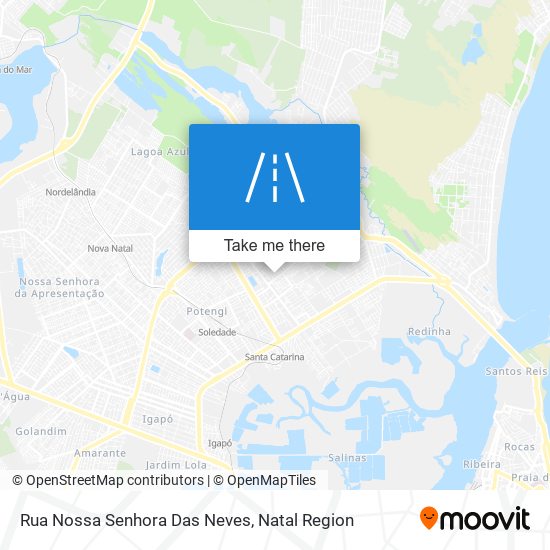 Mapa Rua Nossa Senhora Das Neves