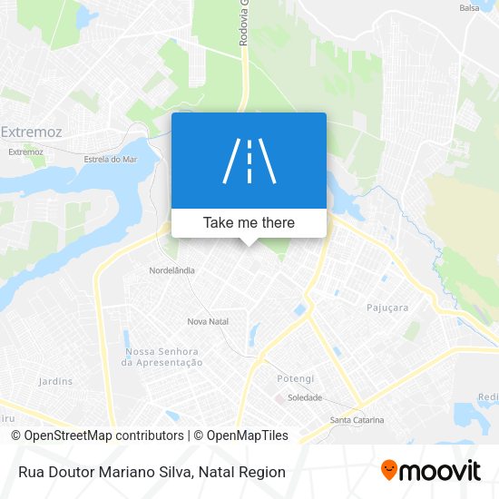 Rua Doutor Mariano Silva map
