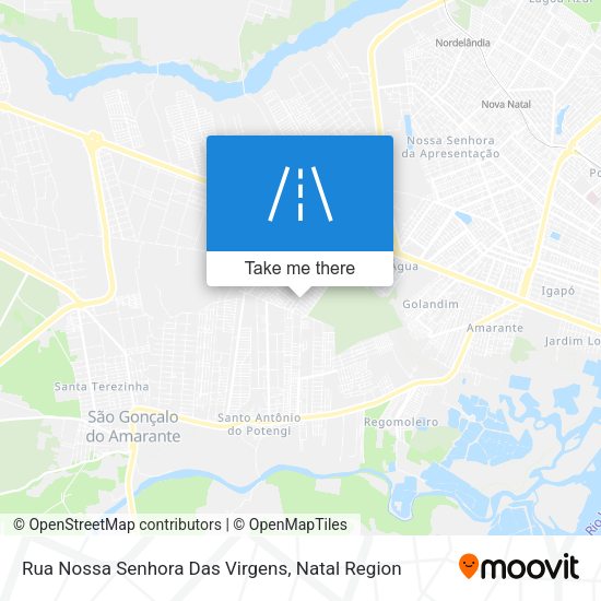 Rua Nossa Senhora Das Virgens map