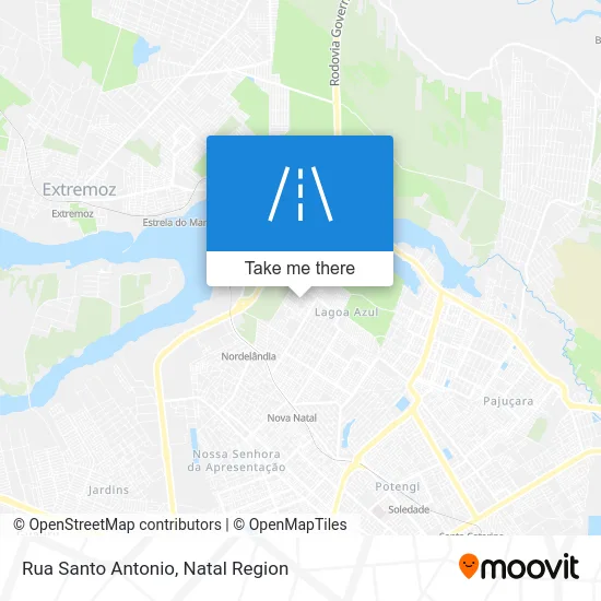 Rua Santo Antonio map