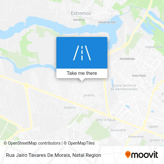 Rua Jairo Tavares De Morais map