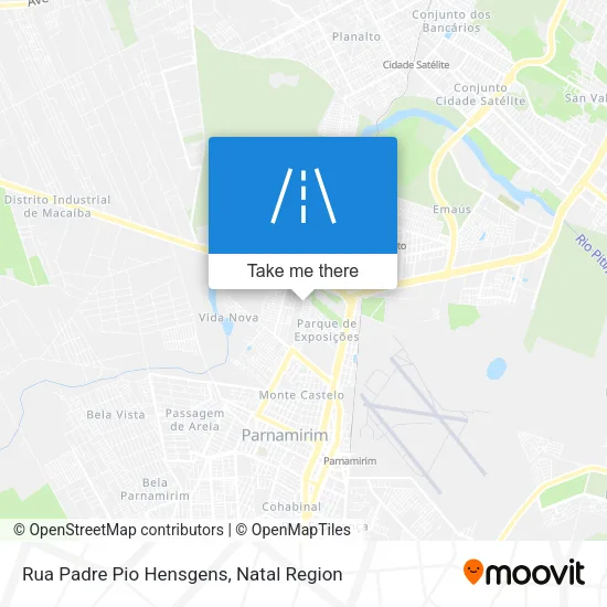 Rua Padre Pio Hensgens map
