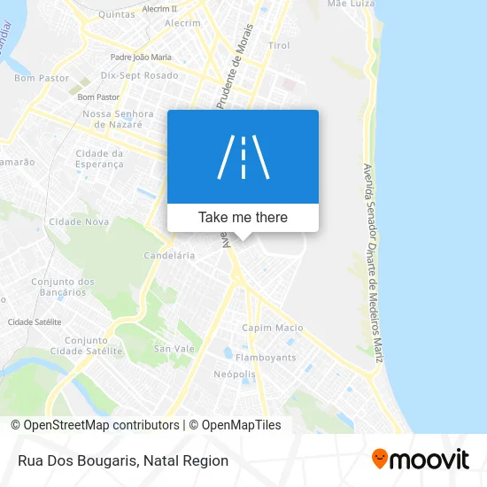 Rua Dos Bougaris map