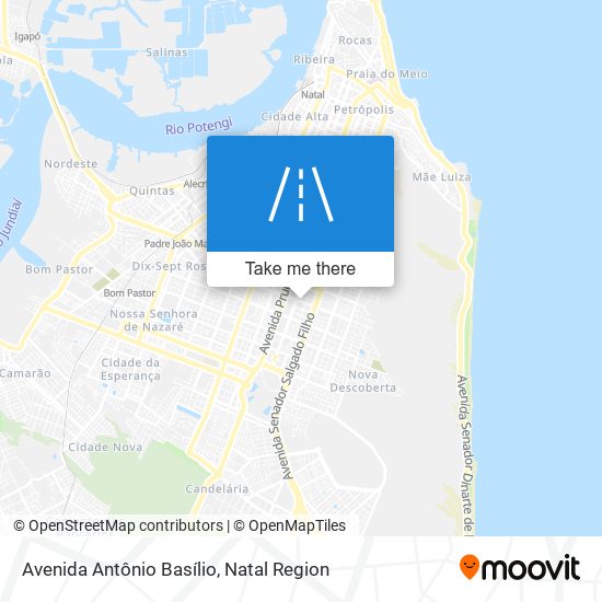 Avenida Antônio Basílio map