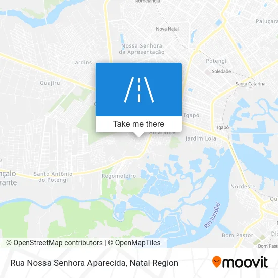 Rua Nossa Senhora Aparecida map