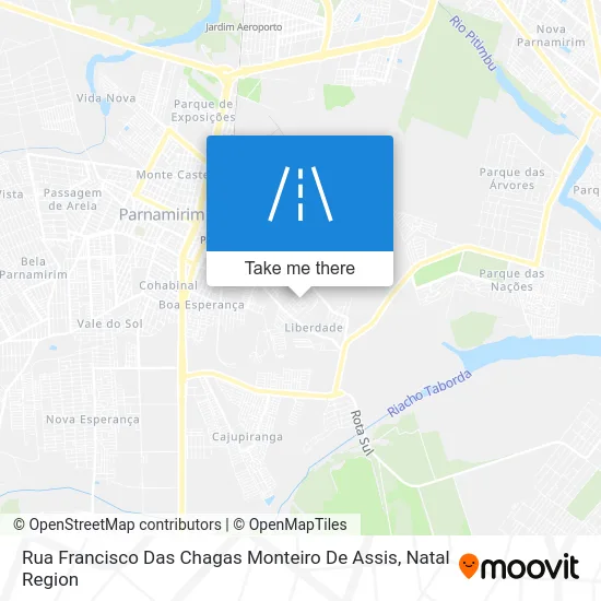 Rua Francisco Das Chagas Monteiro De Assis map