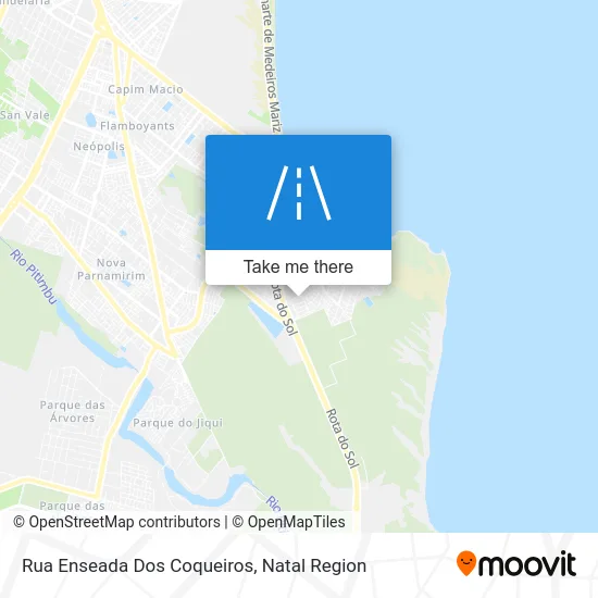 Rua Enseada Dos Coqueiros map