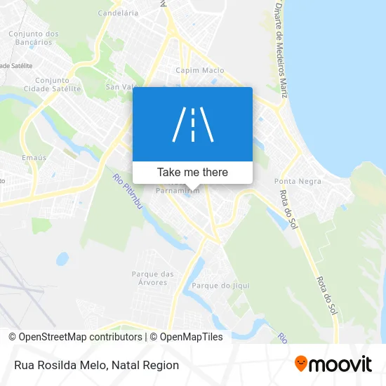 Rua Rosilda Melo map