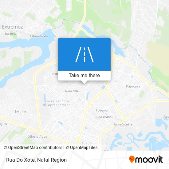 Rua Do Xote map
