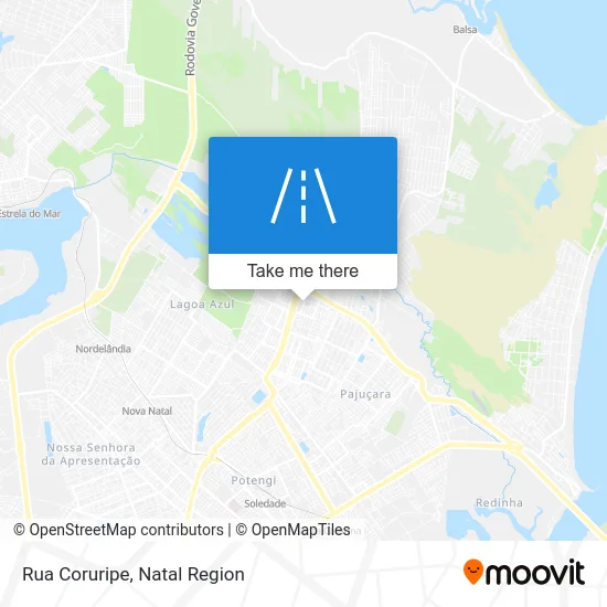 Rua Coruripe map