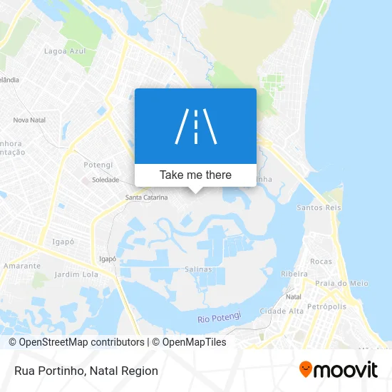 Rua Portinho map
