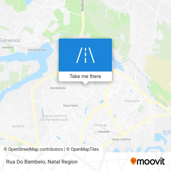 Rua Do Bambelo map