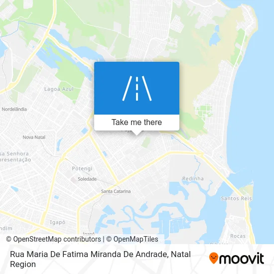 Rua Maria De Fatima Miranda De Andrade map