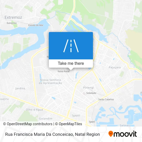 Rua Francisca Maria Da Conceicao map