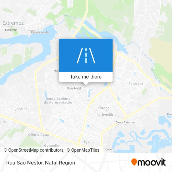 Rua Sao Nestor map
