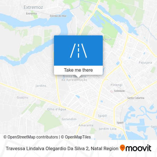 Travessa Lindalva Olegardio Da Silva 2 map