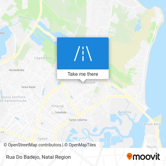 Rua Do Badejo map