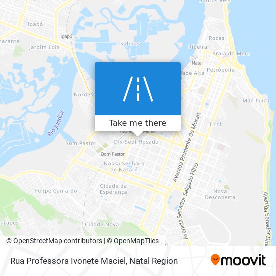 Rua Professora Ivonete Maciel map