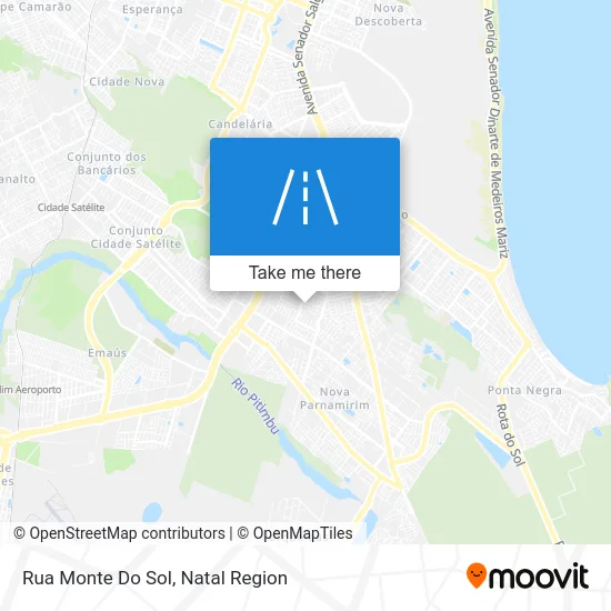 Rua Monte Do Sol map