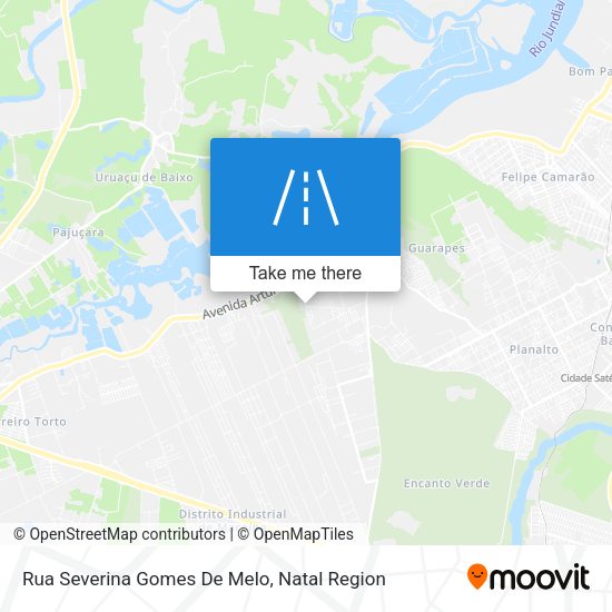 Rua Severina Gomes De Melo map