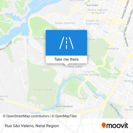 Rua São Valerio map